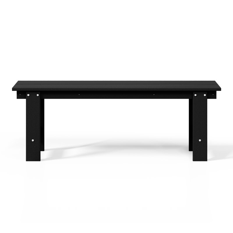 Patio 48" Bench, Black