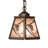 5" Square Whispering Pines Mini Pendant