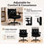 Chaise de bureau Teddy en tissu avec roulettes Teddy-1336749350