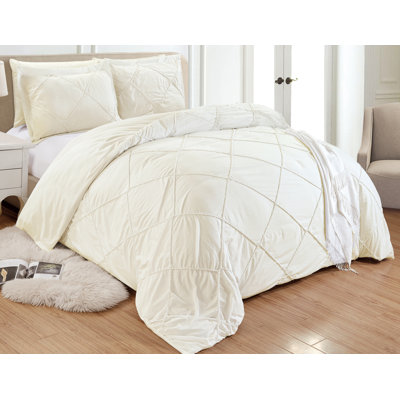Sherry Polyester Box Stitch Geometric Shapes Duvet Cover Set