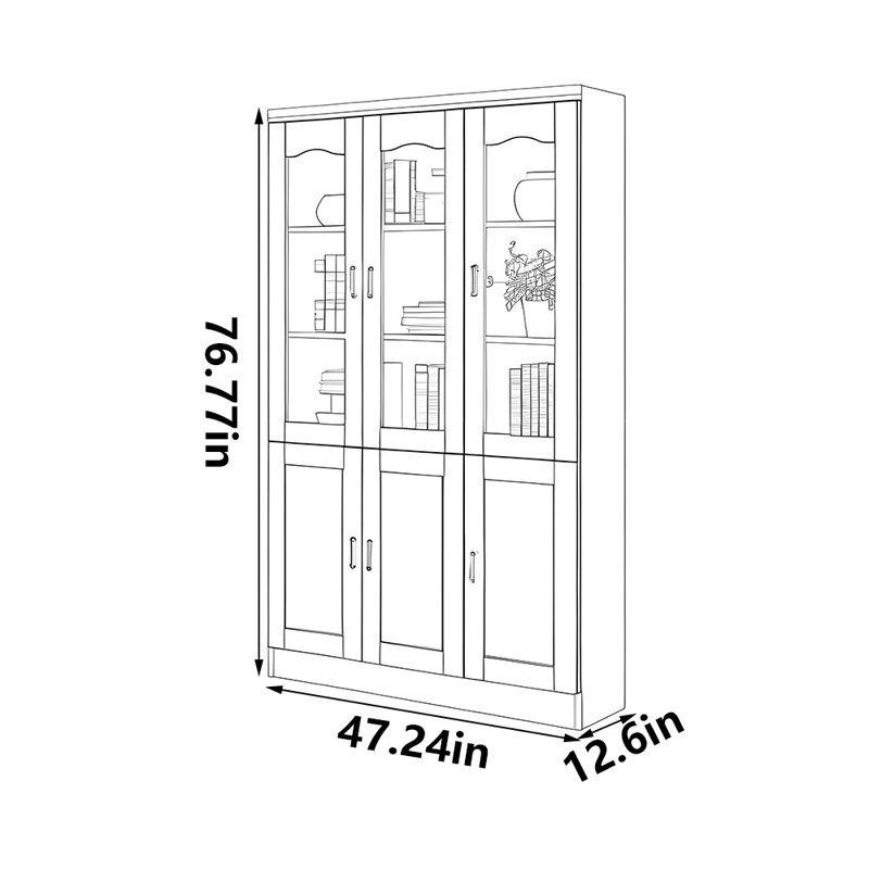 Simple and trendy bookcase