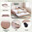 Upholstered Daybed With Trundle And Usb-1258283950