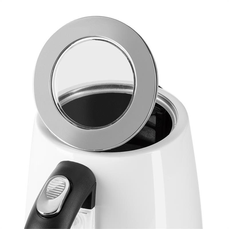 Klarstein 1.7L Stainless Steel Electric Tea Kettle, White