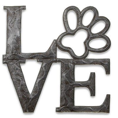 Décoration murale chiot love