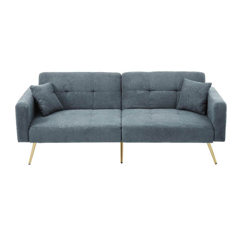 176cm Upholstered Convertible Sofa