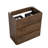 Walnut Floor Cabinet 24F-105: 3 Drawers, Pre-Assembled, Modern Elegance, Max Storage, Silent & Smooth, Handle- Design, No Basin 24F-105 Cabinet: Finish, Attractive Feature, Handle-,-135646913-135646919
