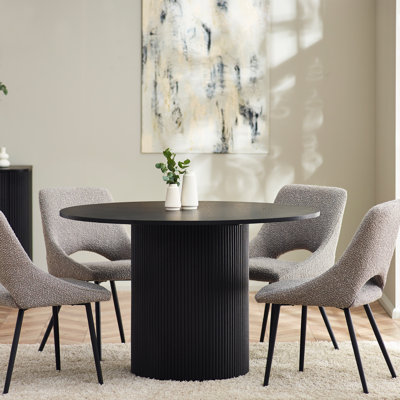 Auman Fluted Round Dining Table