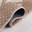 Rectangle Carpen Geometric Machine Woven Jute/Sisal/Cotton Area Rug in Ivory/Natural-791577366