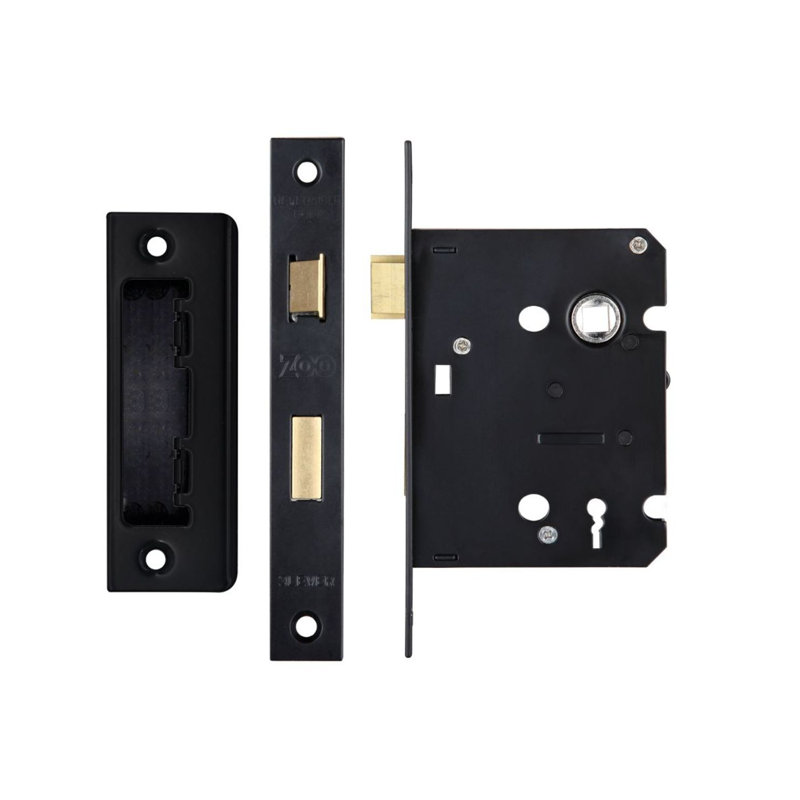 3 Lever Sashlock, Powder Coat Black