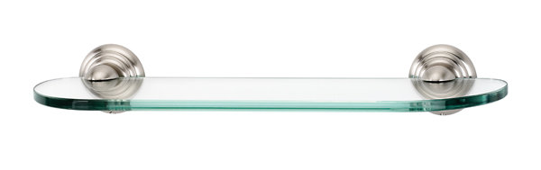 Amilie Metal Accent Shelf, Satin Nickel