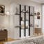 Grand lit escamotable avec supports de rangement cachés-1317252648