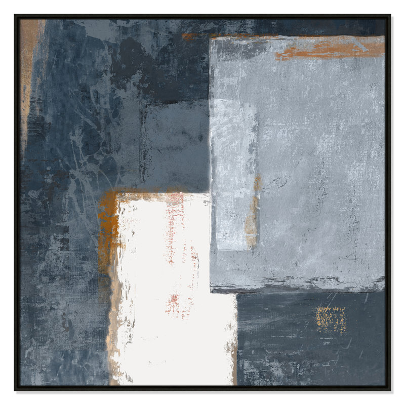 Danse au clair de lune III - reproduction carrée par Casa Fine Arts, Espresso, H 41,5 po x l 41,5 po