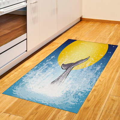Tapis décoratif en polyuréthane à haute densité Whale