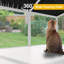 Perchoir pour chat en métal imperméable avec moustiquaire Catio-891994523