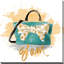 «Glam Purse», reproduction de peinture à l'aquarelle-31476109-31936834