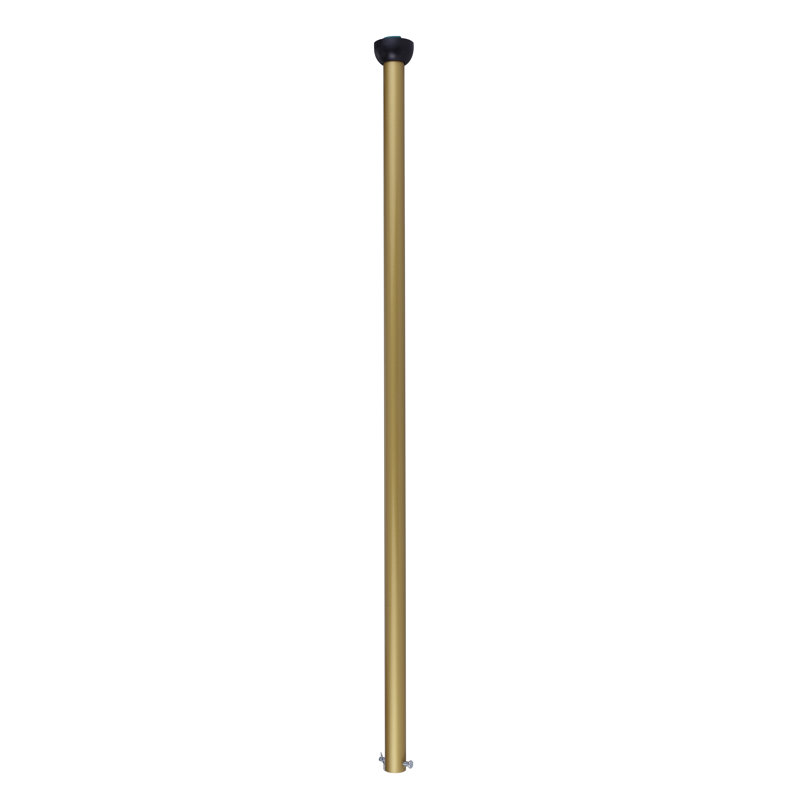 12" Gold Ceiling Fan ¾" Inner Diameter Downrod, Compatible with Sheridan Ceiling Fans, Gold, 1" D x 12" H x 1" W