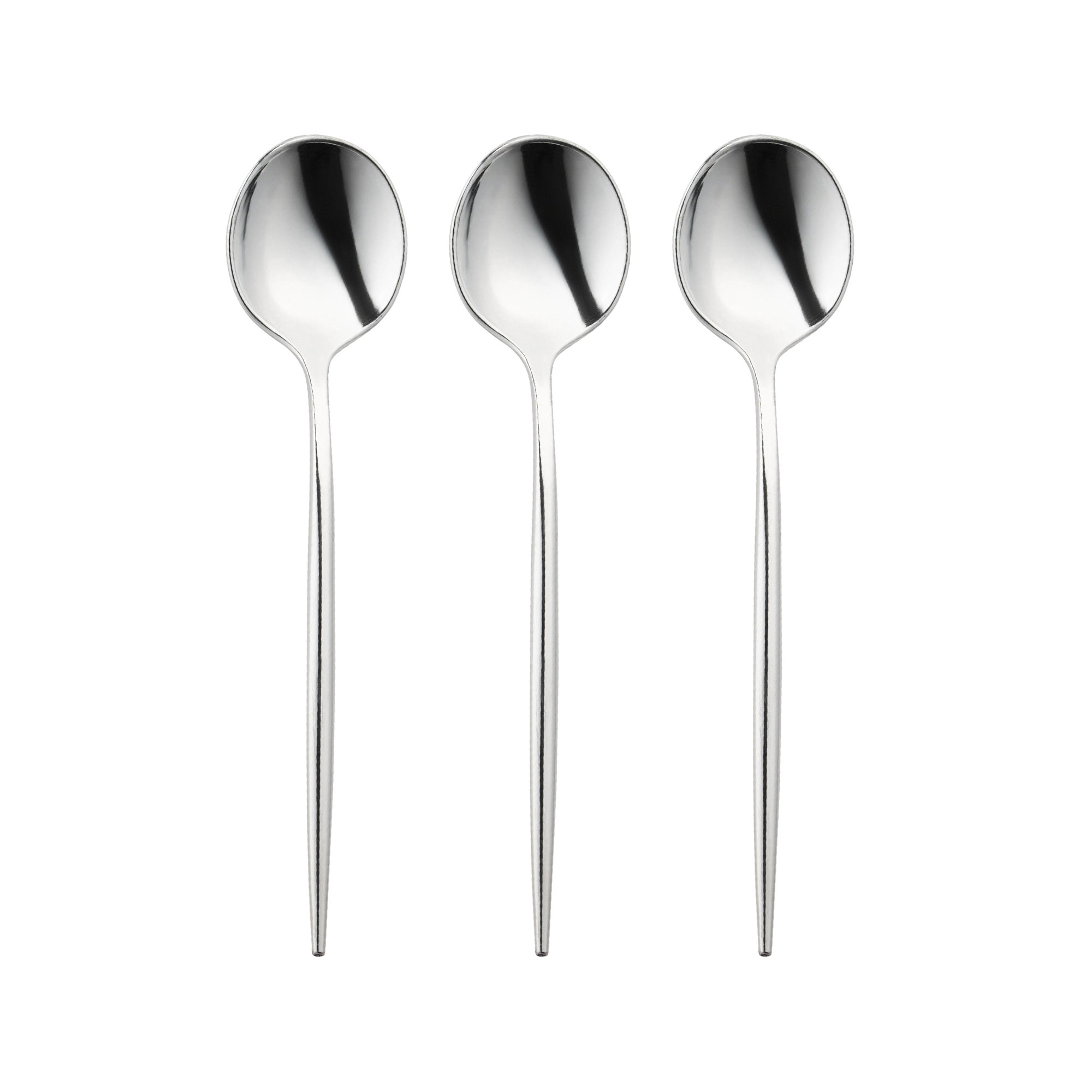 Smarty Had a Party Shiny Silver Moderno Disposable Plastic Dessert ...