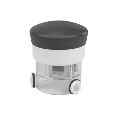 Tovolo Chop N Spin Manual Mini Chopper for Garlic Nuts and Herbs, Charcoal
