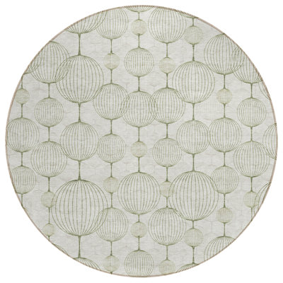Tapis intérieur / extérieur en polyester tissé à la machine Malchow