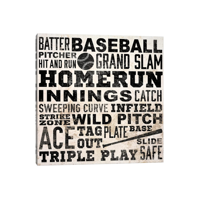 Sports Type IV by SD Graphics Studio - Wrapped Canvas Gallery-Wrapped Canvas Giclée, 45.72 cm H x 45.72 cm W