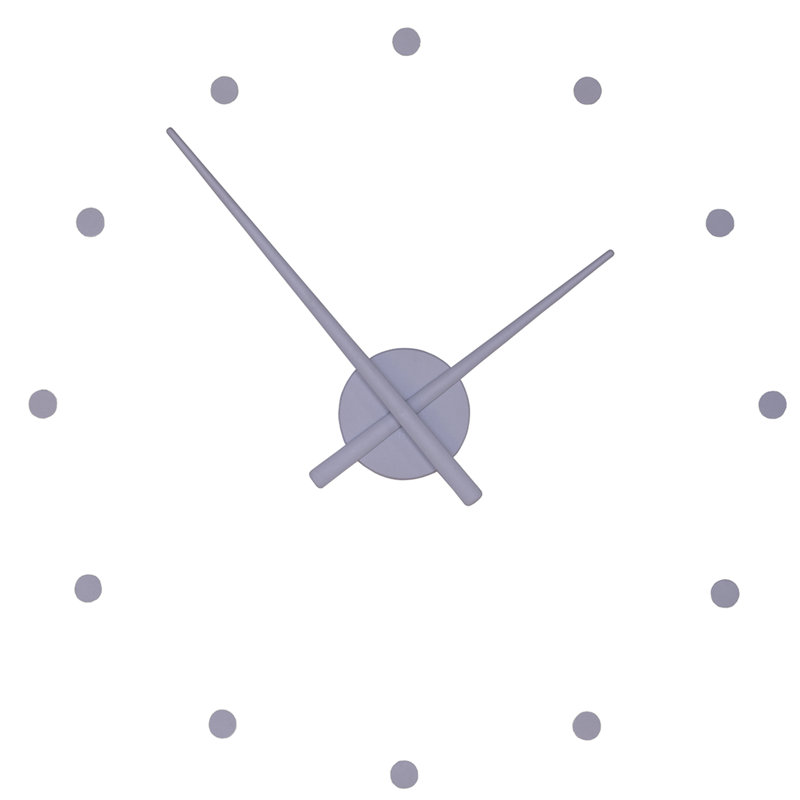 OJ Analog Wall Clock, Small, Pumpkin