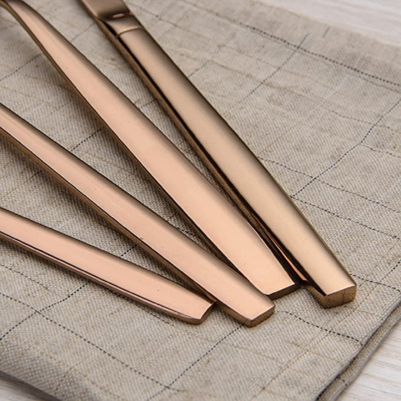 Everly Quinn Stainless Steel Flatware Set - Service for 4