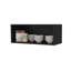 Armoire murale avec rangement ouvert Wenge Rock-1637360461