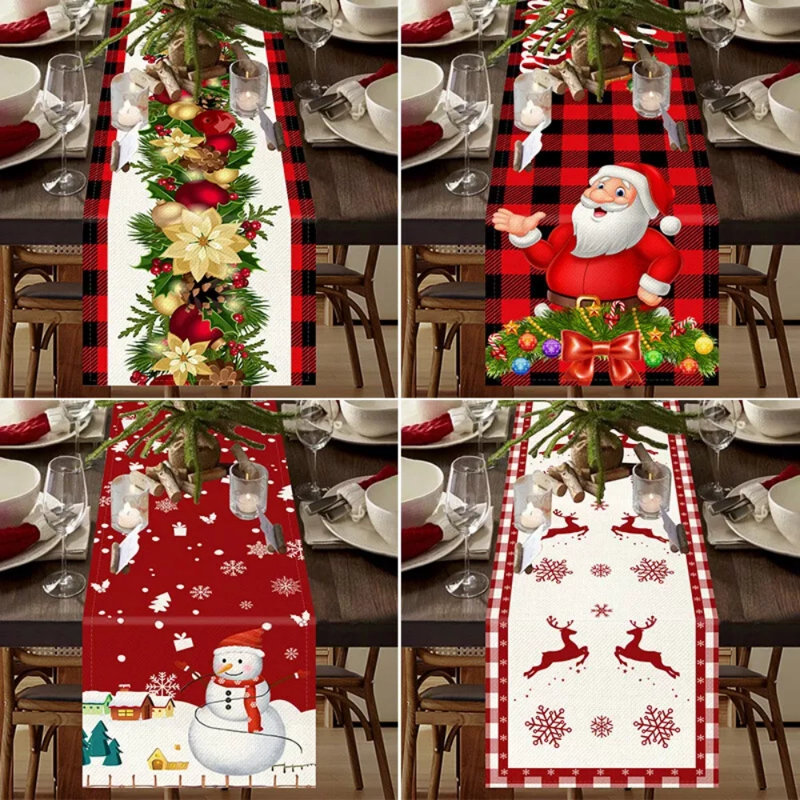 Nappe de Noël ornement de table de salle à manger de cuisine