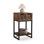Dark Walnut Solid Wood Rectangular Console Table