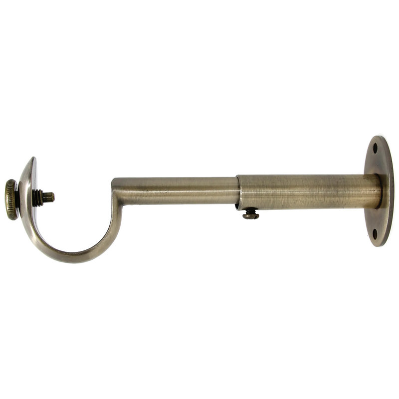 Pesina Zinc Cast Mounting Bracket, Antique Brass