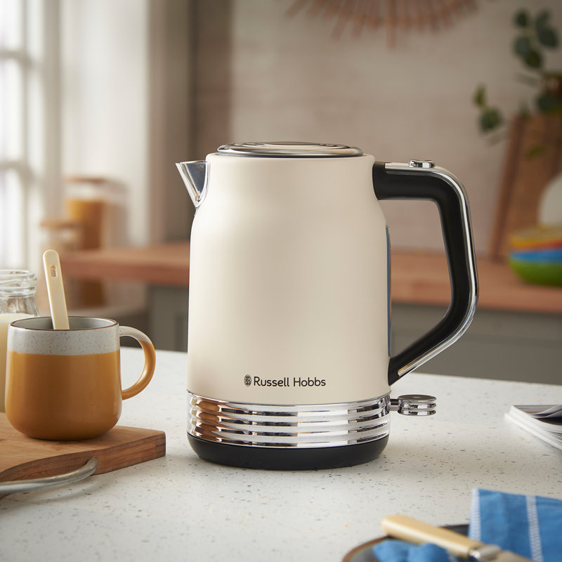 Hanley Kettle Blue, White