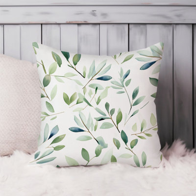 Botanical Eucalyptus Leaves Pattern Leaf IX