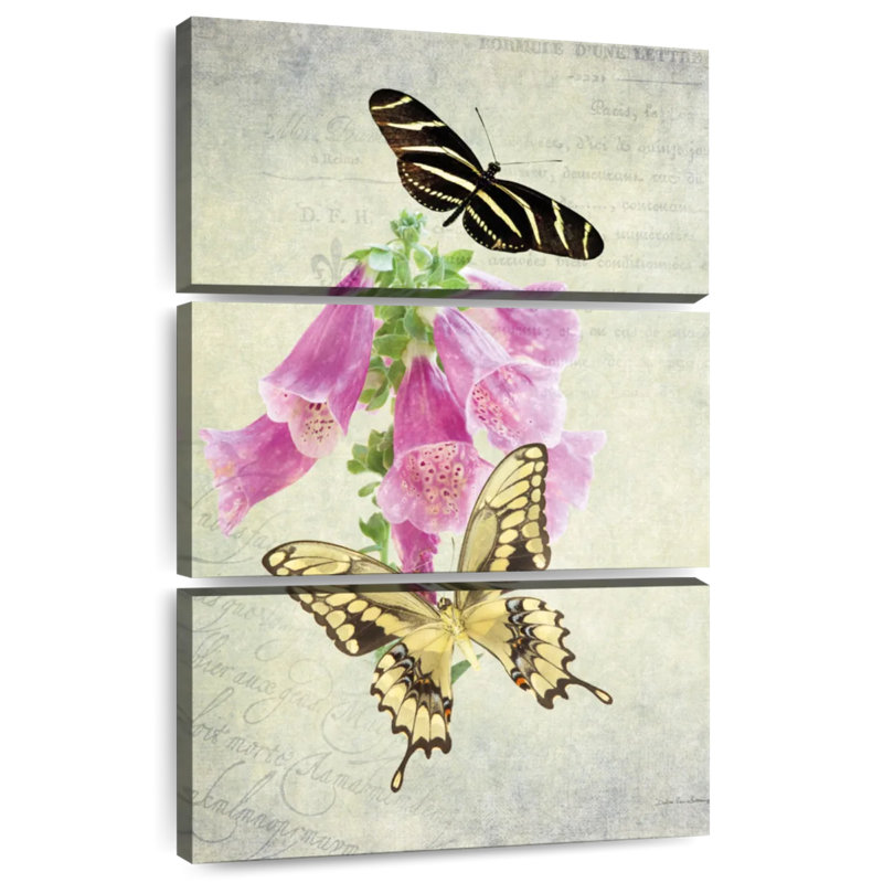 Brampt Butterfly Botanical II, 38" H x 24" W