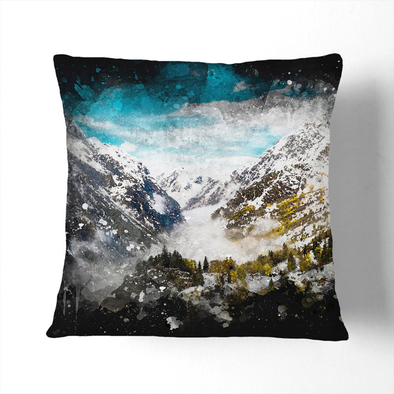 Square Throw Cushion, 40cm H x 40cm W x 15cm D