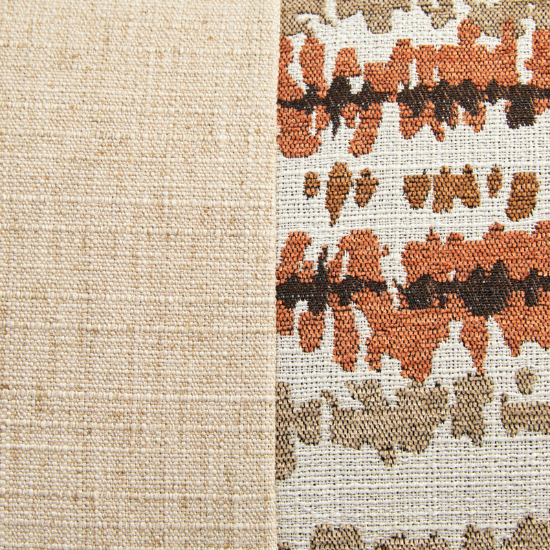Antigua Lumbar Pillow Cover & Insert, Spice Abstract