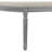 Beige Coastal Button Upholstered Bench With Weathered Gray Legs, Half Crescent Design For Space Optimization In Foyers, Structure, Easy To Clean, Requires Assembly, American Look, 55 Depth Shape -