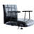2 Of Office Chair In Antique Black Pu Leather, With Armrest And High , 360 Degree Swivel, Up - Down Adjustable Gaslift, Powder Coated Frame, Five Star Base, Wheels, Soft Foam Seating For Quality-1762361697-1762361699