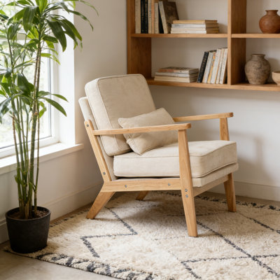 Chaise rembourrée Chenille
