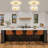 4 - Light Modern Glass Drum Semi Flush Mount Ceiling Light Fixture For Kitchen Bedroom Entryway Hallway-548335848