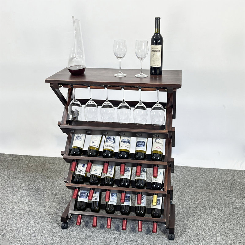 26 Bottles Freestanding Wine Rack