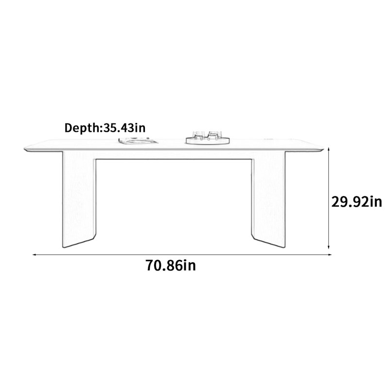 Tomasa, 29.92"H x 70.86"L x 35.43"W