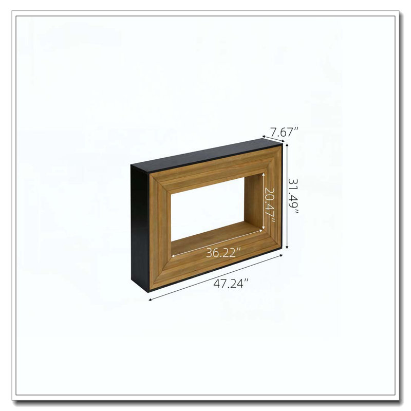 Console Contrast avec structure en bois stratifié