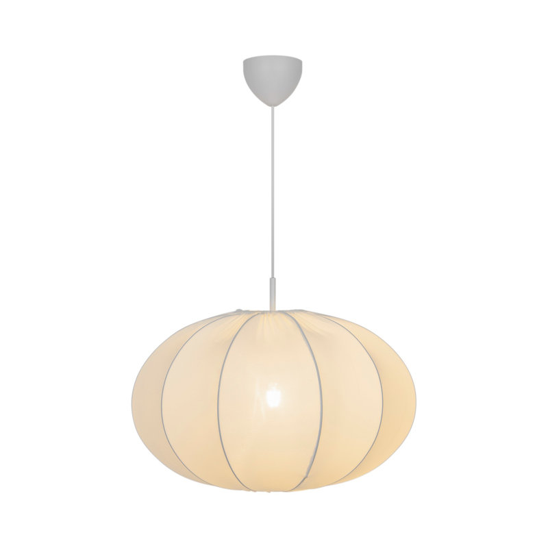 1 - Light Satin Geometric Pendant, 43cm x 60cm
