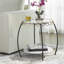 Chainlink Marble End Table