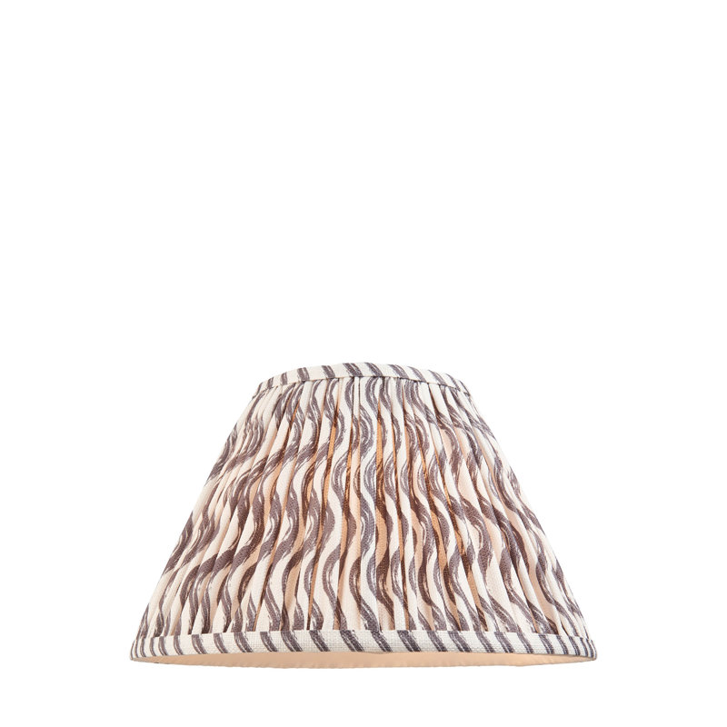Ripple 30cm Lamp Shade, Brown
