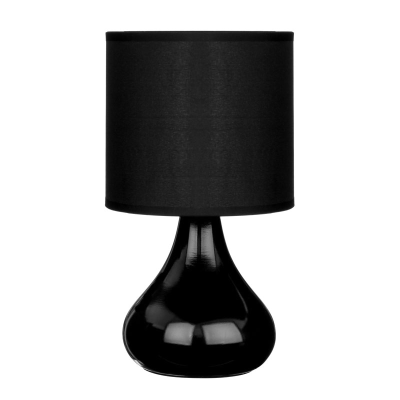 Ceramic Table Lamp, Black