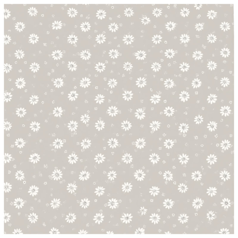 Édredon floral à motif de literie Cottage, Édredon simple, Floral blanc / rose