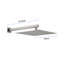 Pomme de douche murale 12 po-1579905795