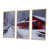 Toile naturelle avec cadre flottant