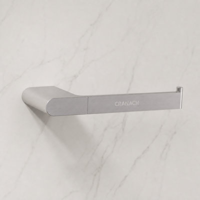 Porte-papier hygiénique Rugen, porte-papier hygiénique en nickel brossé, ensemble de quincaillerie de salle de bain en acier inoxydable, accessoire de salle de bain